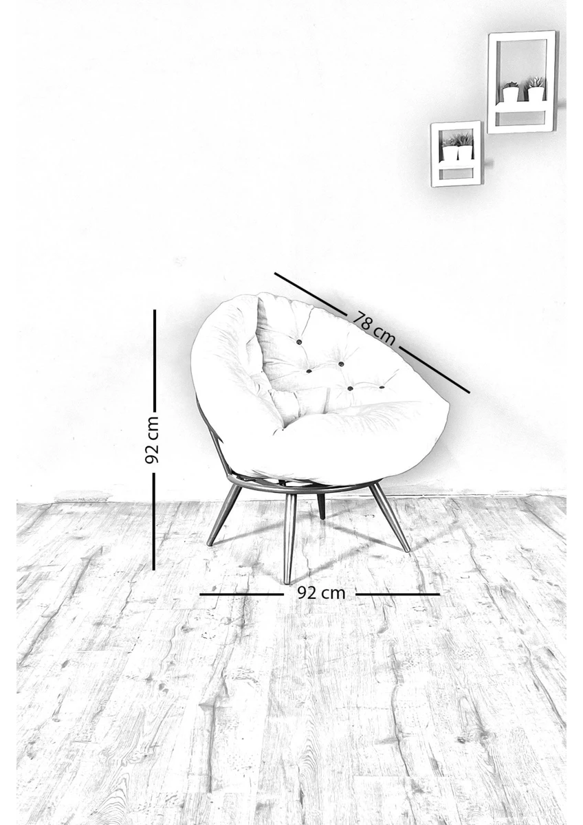 Milano Tasarım Modern Berjer Tekli Koltuk | Ergonomik Geniş Oturumlu Dinlenme & Okuma Koltuğu | Tay Tüyü Krem Şıklığı